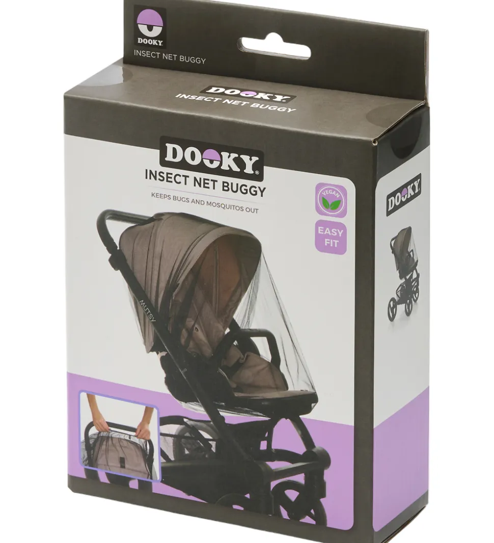 Dooky Myggenet - Klapvogn - Sort