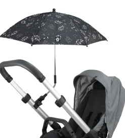 Dooky Parasol/Paraply Til Klapvogn - UV50+ - Romantic Leaves Bla