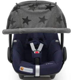 Dooky Solsejl - Universal - UV50+ - Grey Stars