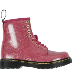 Dr. Martens Støvler - 1460 J - Nebula Glitter - Fuchsia/Silver