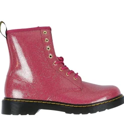 Dr. Martens Støvler - 1460Y - Nebula Glitter - Fuchsia/Silver/Go