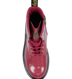 Dr. Martens Støvler - 1460Y - Nebula Glitter - Fuchsia/Silver/Go