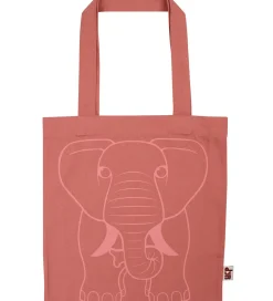 DYR-Cph Shopper - Dyrshopper - Soft Pink m. Elefant