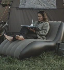 Easy Camp Liggestol - Oppustelig - Maple - Brun