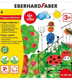 Eberhard Faber Fingermaling - 4 stk. - 100 ml