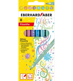 Eberhard Faber Tusser - 8 stk - Glitter Pastel