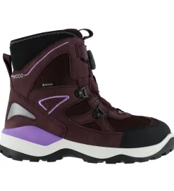 Ecco Vinterstøvler - Snow Mountain - Boa - Tex - Black/Fig