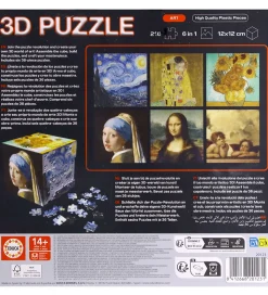 Educa 3D Puslespil - 216 Brikker - Cube Art