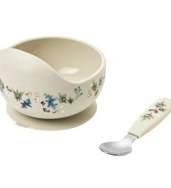 Elodie Details Skål m. Ske - Silikone - Fairytale Forest