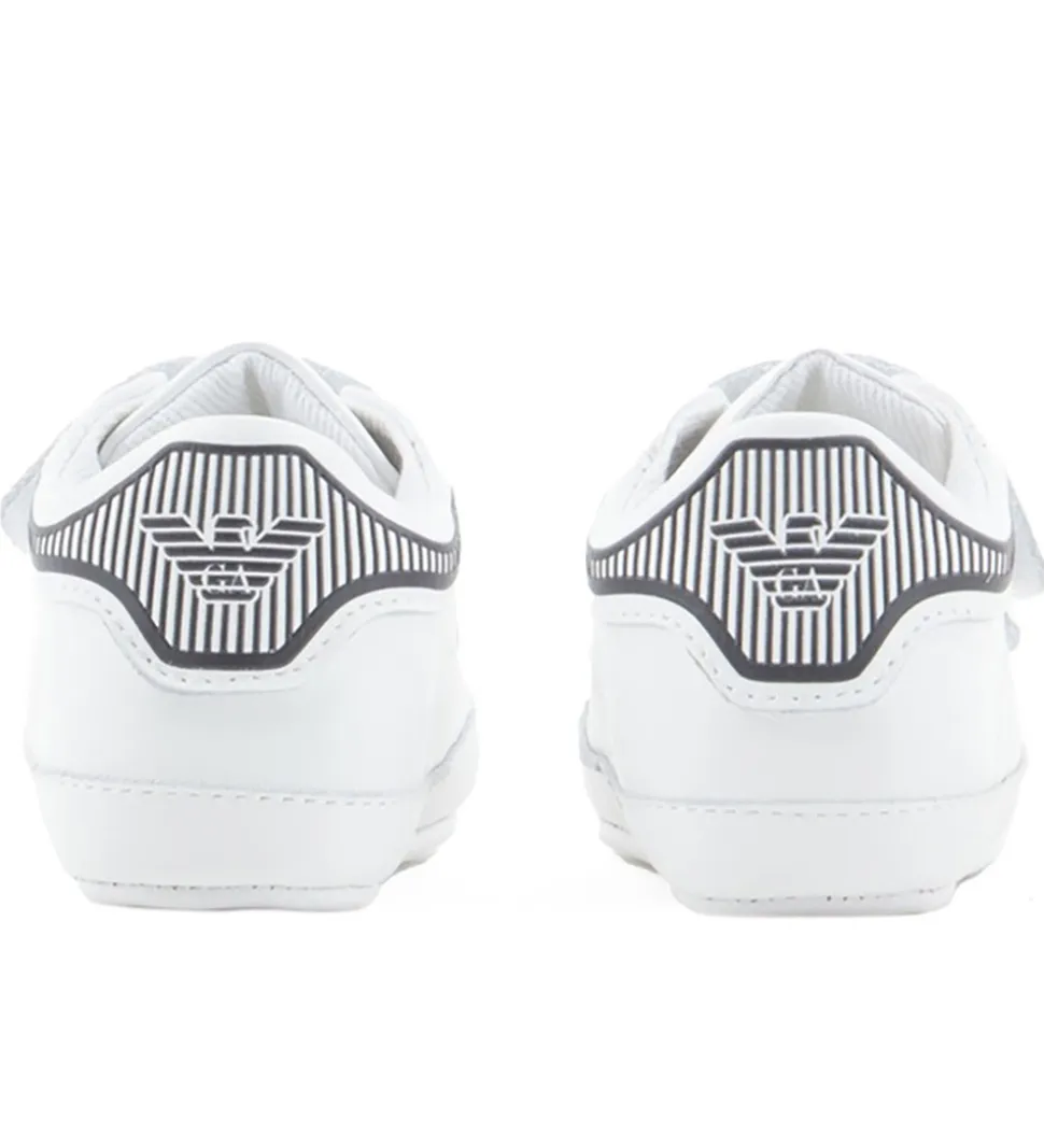 Emporio Armani Hjemmesko - Hvid m. Navy