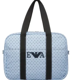 Emporio Armani Pusletaske - Lyseblå/Navy m. Logoer