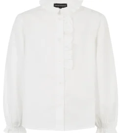 Emporio Armani Skjorte - Hvid m. Print