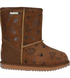 EMU Australia Bamsestøvler - Tex - Woodland Brumby - Oak m. Prin