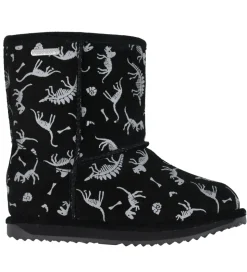 EMU Australia Bamsestøvler - Tex - Reflective Dino Brumby - Sort