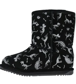 EMU Australia Bamsestøvler - Tex - Reflective Dino Brumby - Sort