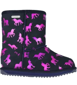 EMU Australia Bamsestøvler - Rainbow Unicorn Brumby - Midnight m