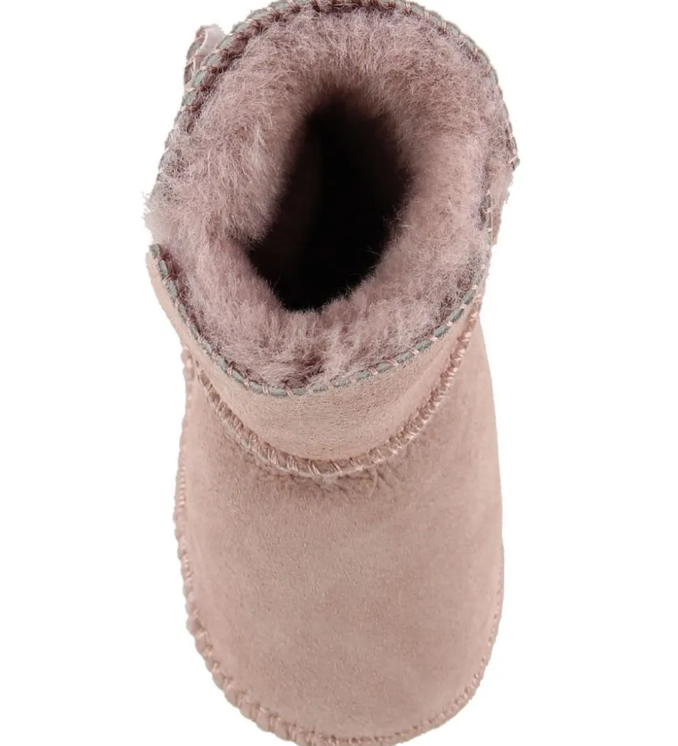 En Fant Lammeskindsfutter m. For - Rosa