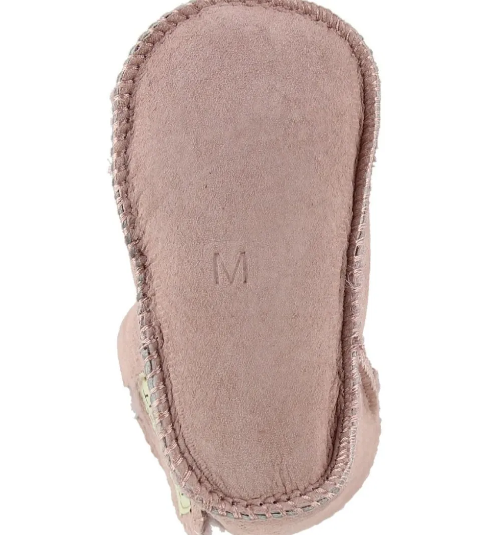 En Fant Lammeskindsfutter m. For - Rosa