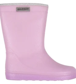 En Fant Termostøvler m. Glimmer - Lavender