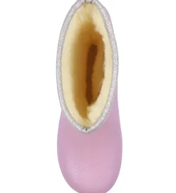 En Fant Termostøvler m. Glimmer - Lavender