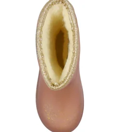 En Fant Termostøvler m. Glimmer - Rose Taupe