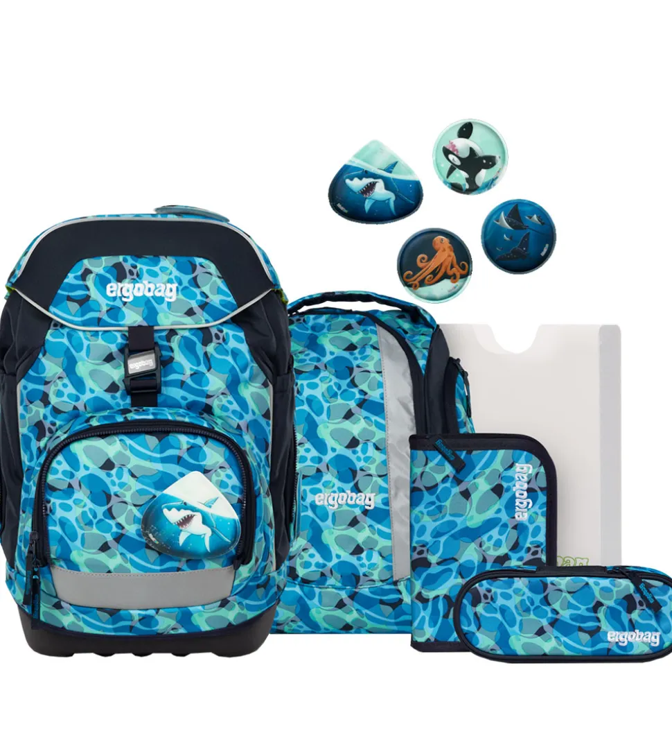 Ergobag Skoletaskesæt - Pack - Ocean DiveBear
