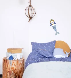 Fabelab Wallstickers - Havfrue - Blå