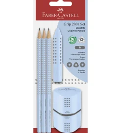Faber-Castell Blyantsæt - Grip 2001 - 5 Dele - Sky Blue