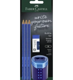 Faber-Castell Blyantsæt - Roll On - 5 Dele - Sky Blue