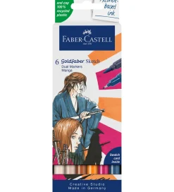 Faber-Castell Tuscher - 6 Stk. - Goldfaber Sketch - Manga