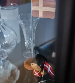 FableWood Garder - Frederik - 7,5 cm - Natur/Rød/Sort