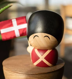 FableWood Garder - Valdemar - 17 cm - Natur/Rød/Sort