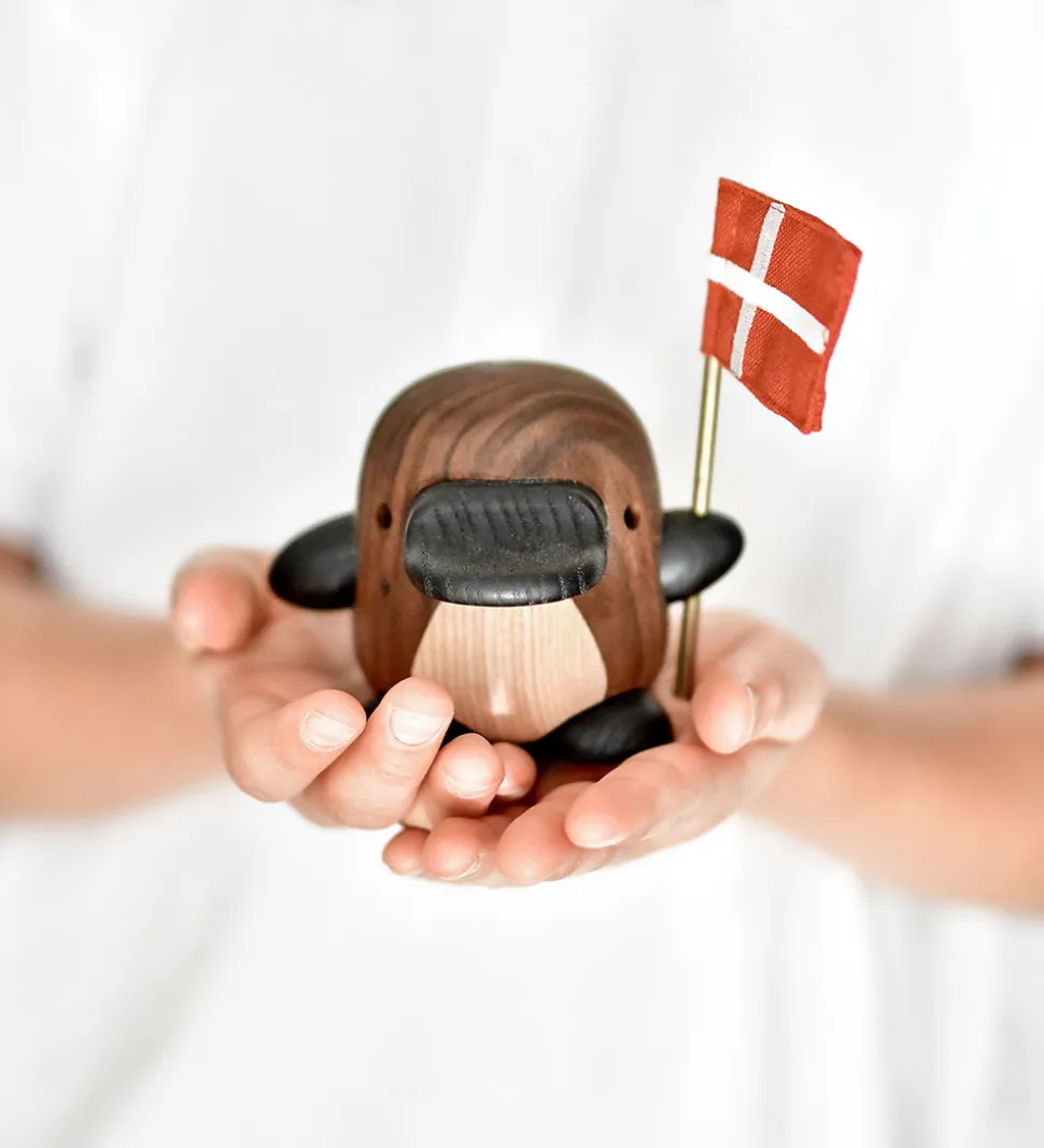 FableWood Næbdyr - Perry - 8 cm - Natur