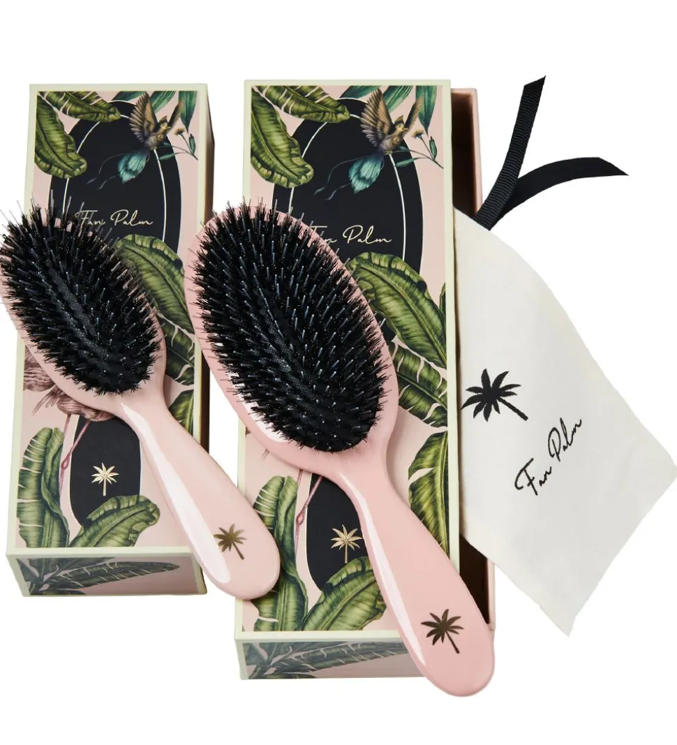 Fan Palm Hårbørste - Small - Paradise
