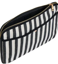 Fan Palm Sleeve - Strib - Cotton Stripe