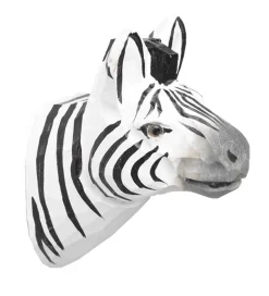 ferm Living Knage - 9,5x9,5x5 cm - Håndskåret Træ - Zebra