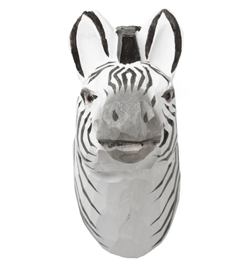 ferm Living Knage - 9,5x9,5x5 cm - Håndskåret Træ - Zebra