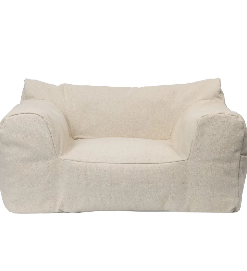 Ferm Living Lænestol - Billow Bean Bag - 50x80x48 cm - Off-white