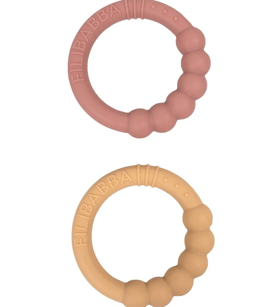 Filibabba Bidering - 2-Pak - Vintage Rose