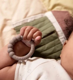 Filibabba Bideringe - Silikone - 2-pak - Warm Grey/Oil Green