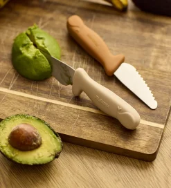 Filibabba Knivsæt Til Børn - 2-pak - Pumpkin + Offwhite