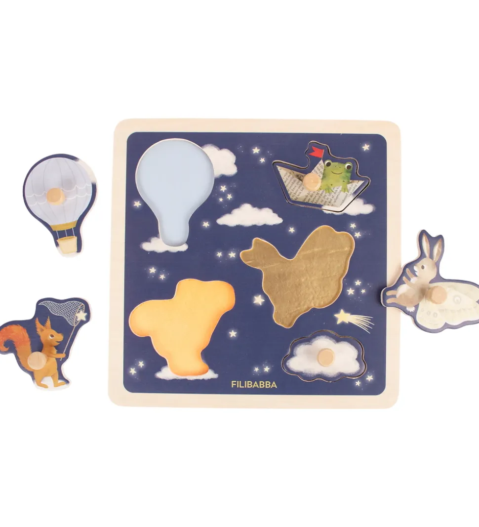 Filibabba Sansepuslespil I Træ - Little Adventurers