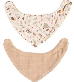 Filibabba Savlesmække - Musselin/Frotté - 2-pak - Little Wonders