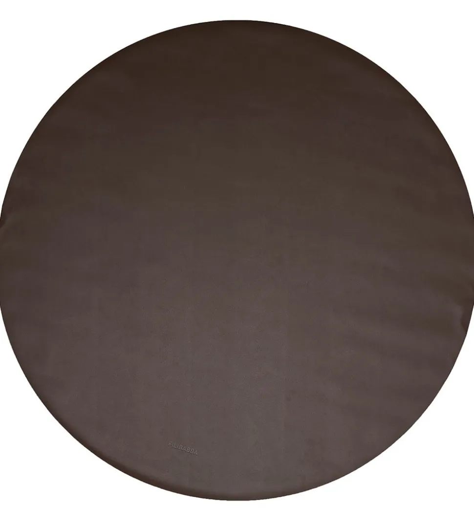 Filibabba Skridsikkert Stoleunderlag - PU-læder - 110 cm - Brun