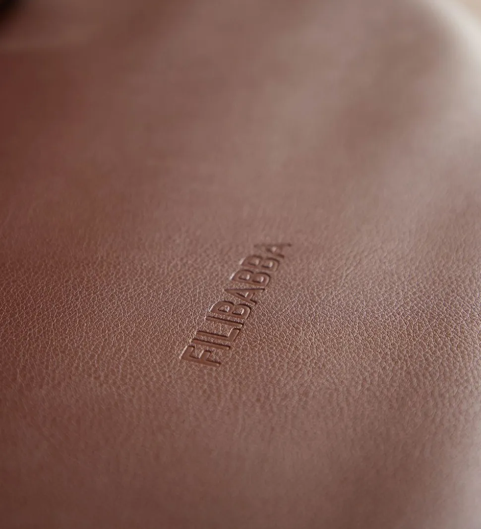 Filibabba Skridsikkert Stoleunderlag - PU-læder - 110 cm - Brun