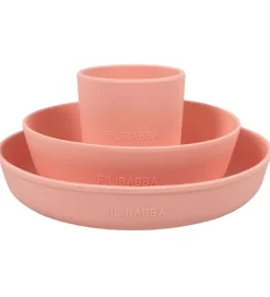Filibabba Spisesæt - Silikone - 3 dele - Peach