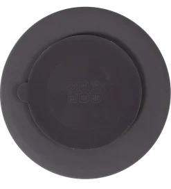 Filibabba Tallerken - Silikone - Ruminddelt - Stone Grey