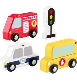 Fisher Price Biler - Træ - Små Køretøjer