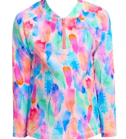 Funkita Badebluse - Zippy Rash Vest - UV50+ - Tickle Pink