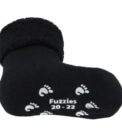 Fuzzies Skridsikre Strømper - Sort